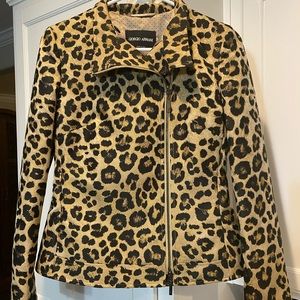 Armani animal print jacket